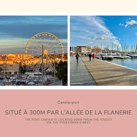 Appartement Vue Dégagée à 300m Môle Wi-fi Clim - Ménage, Linge Inclus