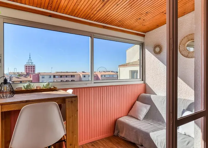 Vue Dégagée à 300m Môle Wi-fi Clim - Ménage, Linge Inclus Appartamento Agde