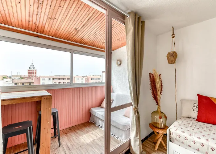 Vue Dégagée à 300m Môle Wi-fi Clim - Ménage, Linge Inclus Appartamento Agde